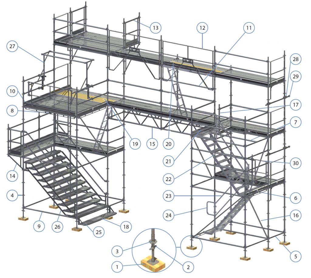 Disponibles en différentes dimensions selon les besoins du chantier